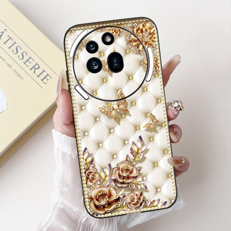 Fashion Design Phone Case For Nothing Phone (3a) Pro Phone3a Black Silicone Soft Cover For NothingPhone 3a 3 a Pro Cases Bumper
