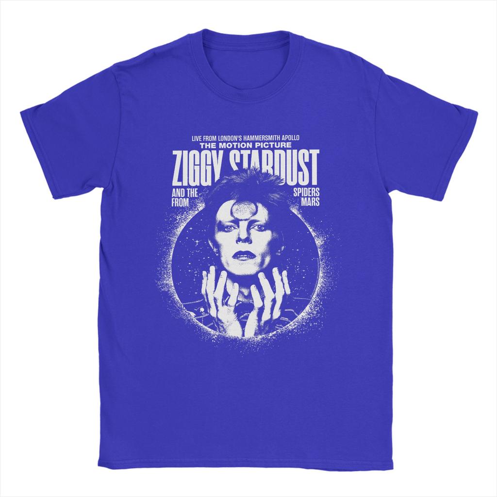 David Bowie Ziggy Stardust The Motion Leisure TShirts Cotton Tshirt for Unisexs YK Funny Pattern Short Sleeve Clothes