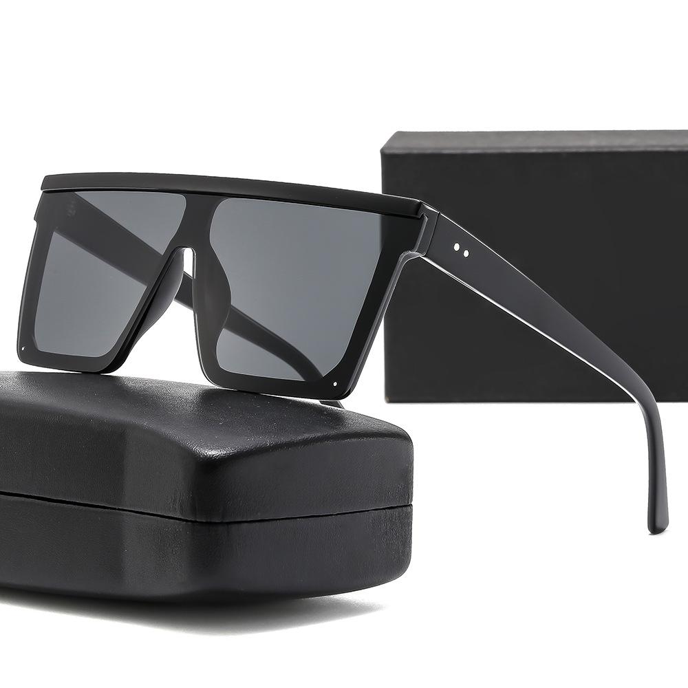 New Black Square Sunglasses Woman Big Frame Fashion Retro Mirror Sun Glasses Female  Vintage Lady Lunette De Soleil Femme