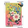 5D Diamond Painting FloralOwl Kits for Adults Full Round Drill Rhinestone Art Craft DIY Home Wall Decor Living Room Gift Idea