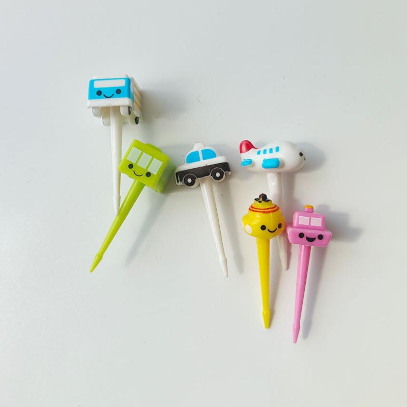 Cartoon Fruit Fork Toothpicks Cute Animal Food Selection Mini Lunch Box Decoration Children'S Food Supplement Tool