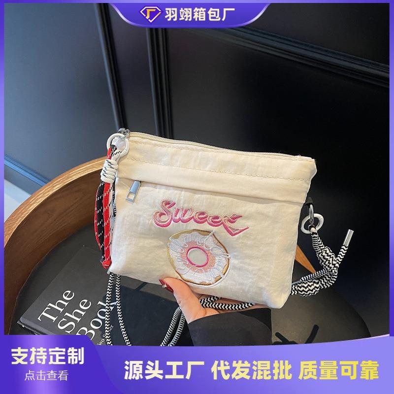 Summer versatile women's bag new fashion shoulder messenger bag cloth bag casual small square bag