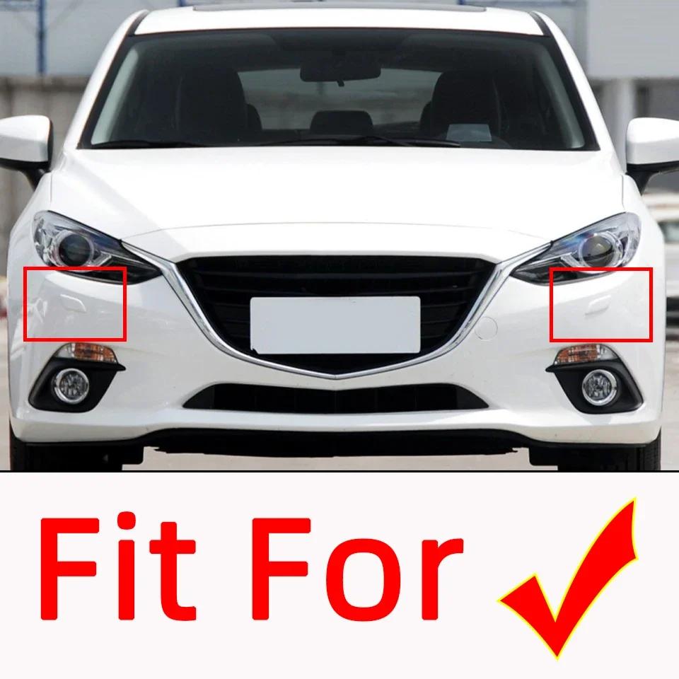 Front Bumper Headlight Washer Nozzle Cover Cap For Mazda 3 Axela 2014 2015 2016 Painted Headlamp Cleaning Jet Sparyer Trim Lid