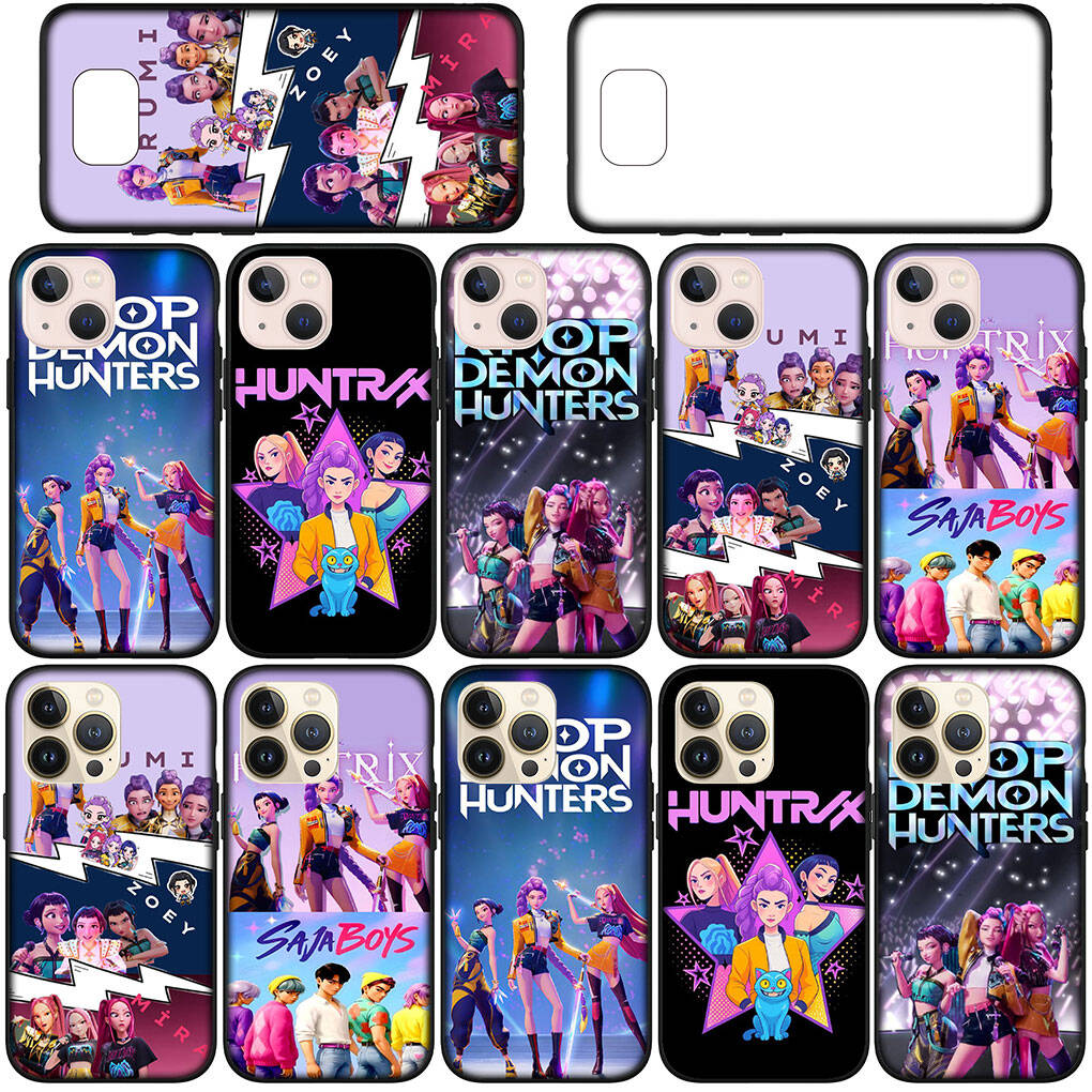 Für iPhone 17 16 15 Xiaomi Poco F7 F8 X7 C85 C75 C71 M8 Redmi Note 14 13 12 11 Pro Max 14C 13C 15C A3 A4 Handyhülle Mira KPop Rumi Dämon Zoey Jäger
