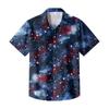 Men's Casual Short-Sleeve Collared Shirt