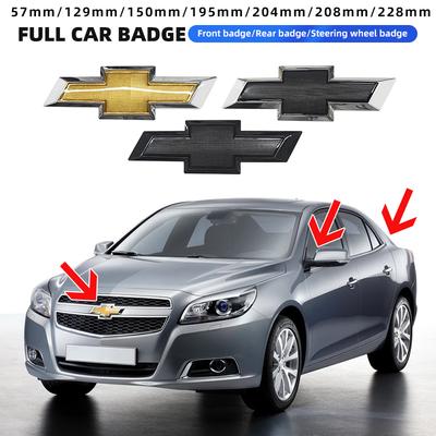 ABS Auto Frontlogo Grill Hinterer Stoßfänger Heckklappe Kofferraum Emblem Lenkrad Aufkleber Für Cruze Camaro Spark Aveo Tahoe