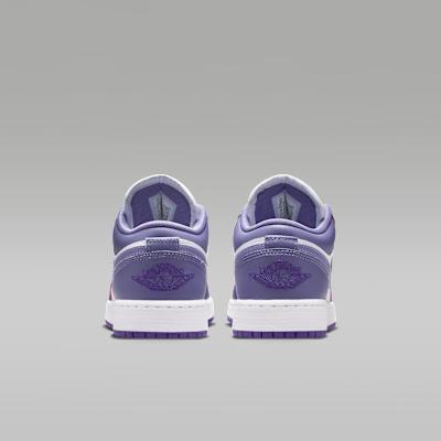 Jordan 1 Low Court Purple White Dusty Amethyst (GS)