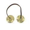 Indian Traditional Handmade Brass Designer Cymbals Manjira Pair For Bhajan CN1599