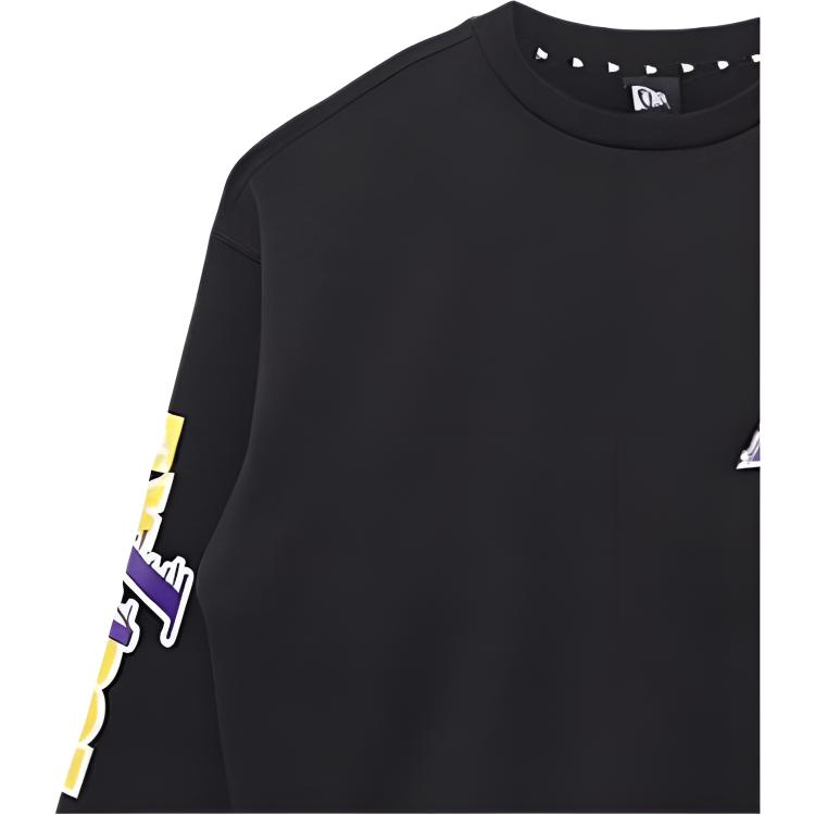 New Era SS22 Solid Color Logo Print Hoodie Unisex hoodies Black 13134286