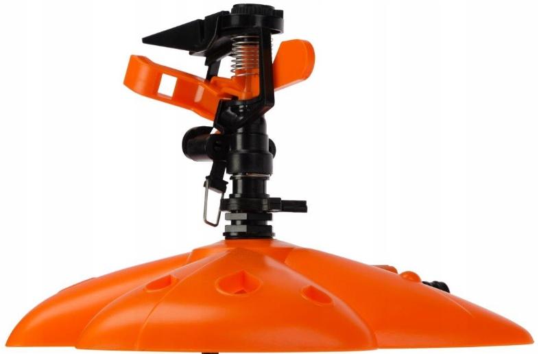 Zraszacz Impulsowy Z Podstawą Do Nawadniania Ogrodu Plastikowy 1 Szt.