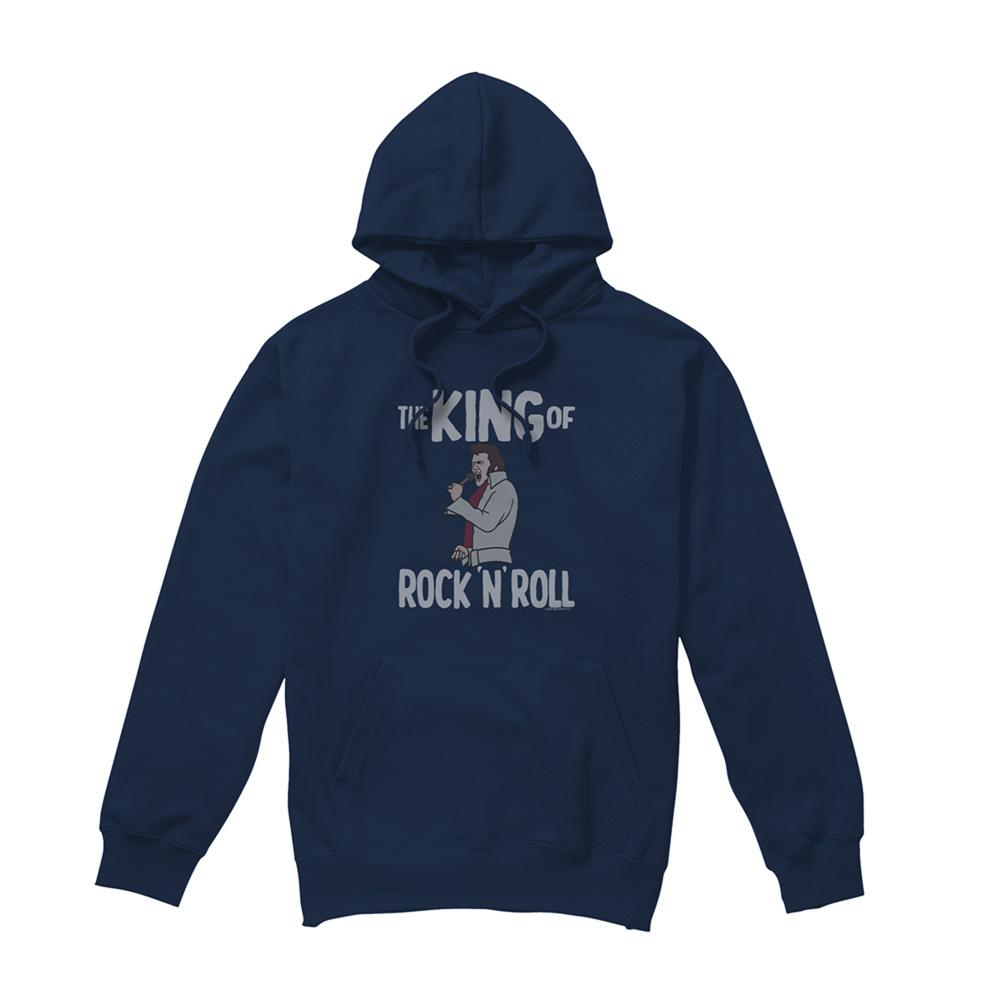 Elvis Presley Unisex Adult King Of Rock N Roll Hoodie