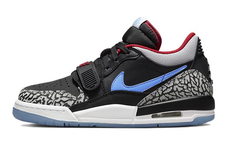 Jordan Legacy 312 Low  Black Valor Blue  GS CD9054-004 37.5