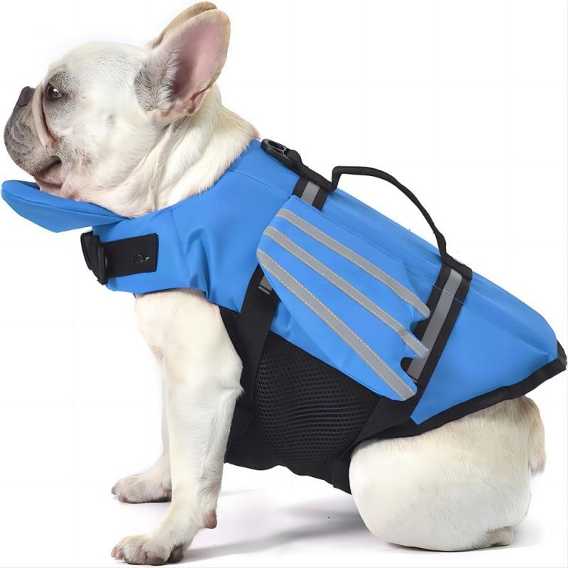 Pet Life Jacket Dogs With Reflective Stripes Swim Vest Angel Wing Design Outdoor Safety Gear