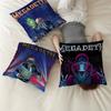 Classic Popular Band M-METALLICAS Cushion Cover Polyester Sofa Cushions Decorative Throw Pillows Home Decoration Pillowcover