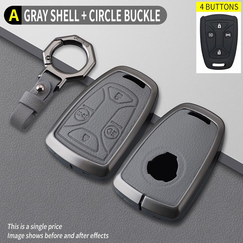Scania A-Type Elephant Grey Car Key Case