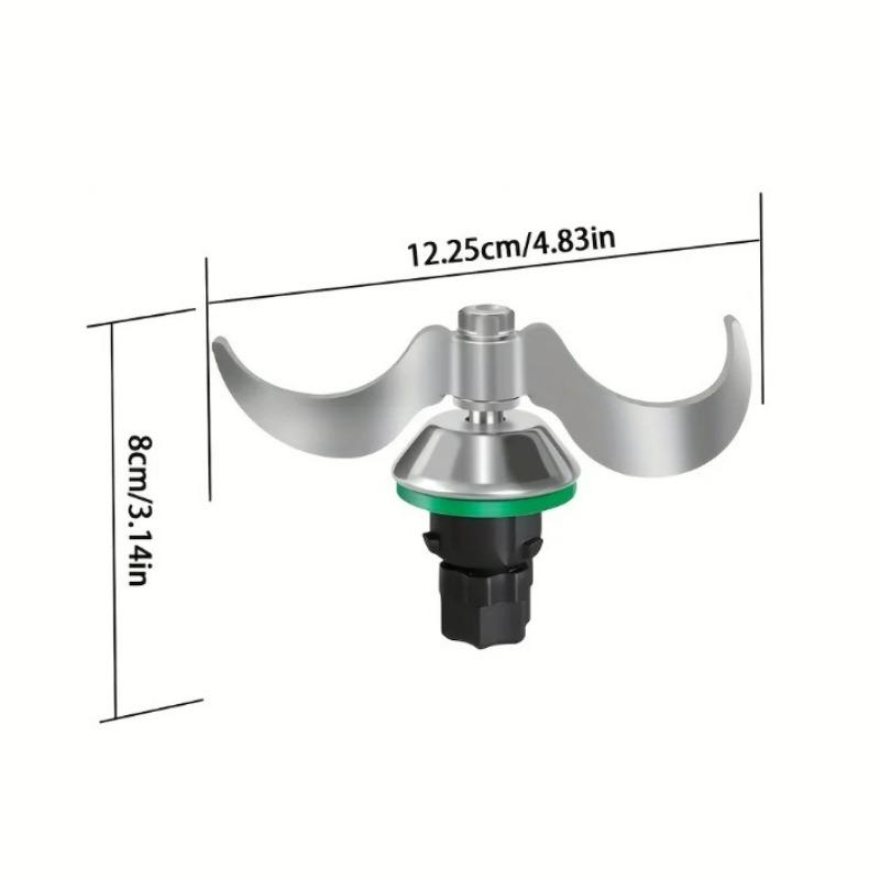 Dough Knife Head For TM5 TM6 Knead Dough Smooth Mix Stainless Steel Mixer Knife Head Replacement Parts Knead Dough Blade Head чёрный