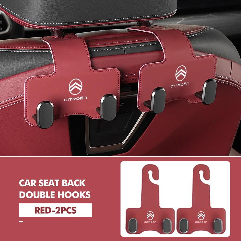 Car Seat Back Handbag Hook Storage Hanging Storage Fastener For Citroen C4 C3 C5 C1 C2 C6 VTS C4L DS3 DS4 DS5 Grand Berlingo akh256