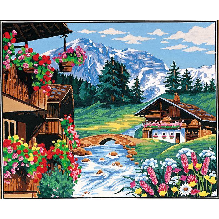 Canevas - MARGOT - Pénélope Antique - 60x70cm - Imprimé - Fabriqué en France