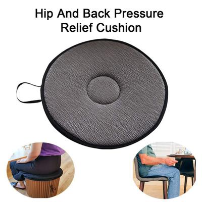 Cuscino girevole per sedile auto, girevole a 360 gradi, portatile, in memory foam, base antiscivolo, supporto per anziani