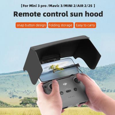 Remote Control Monitor Sunshade Anti-glare RC Sunshade Foldable Eye Protection for Mavic 3/Mini 2/Air 2/Air 2S/MINI 3 Pro RC-N1