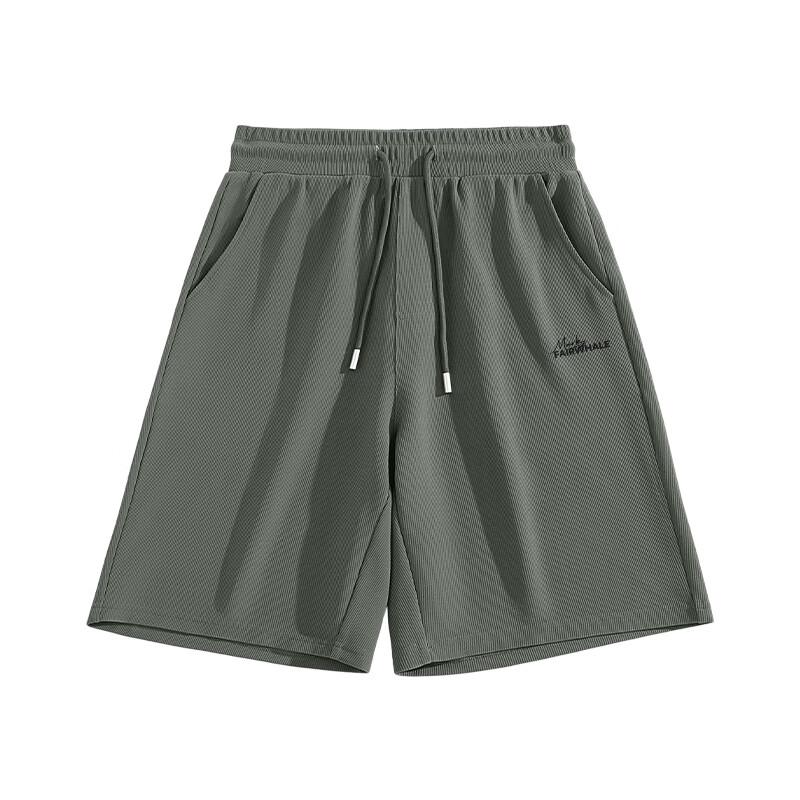 Mark Fairwhale Men's Waffle Knit Casual Shorts