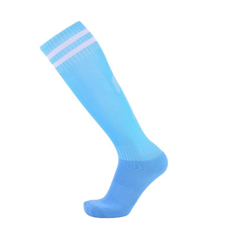 Adults and children's over-the-knee football socks thick towel bottom training socks non-slip