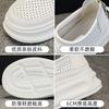 Thick Baseplate Shoes Spring and Summer New Hollow Breathable Hole Small Casual Shoes