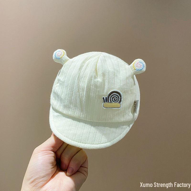 Adorable Newborn Cotton Duckbill Sun Hat - Summer Mesh Baseball Cap Age 3-6 months / 40-44cm