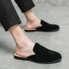 Fashion Hot Selling Men's Suede Shoes Europe America Soft Soled Comfortable Loafers Versatile Daily Men's Flat Shoes Free Delivery
