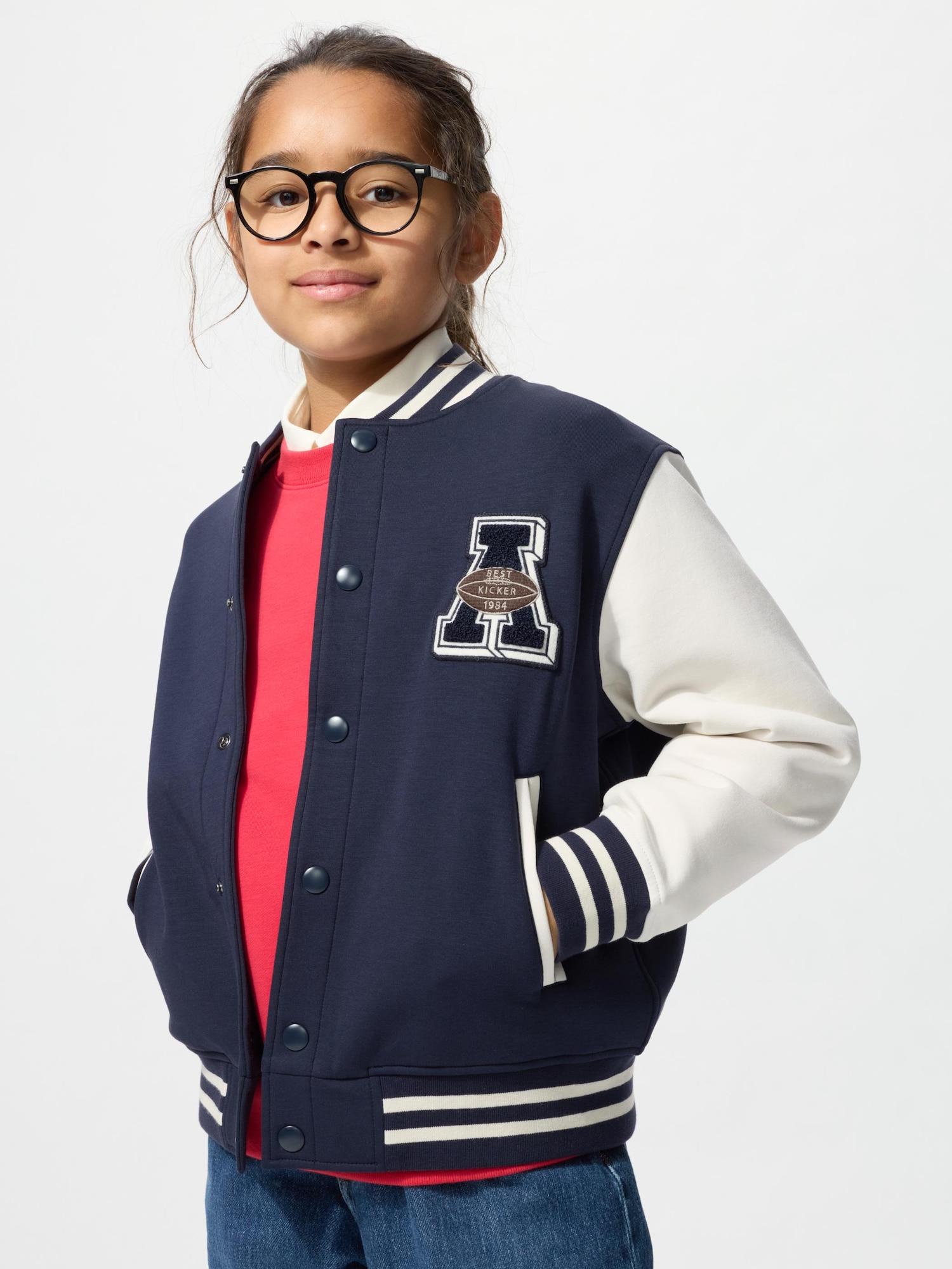 

Куртка стадионного типа из быстросохнущего материала Uniqlo для детей