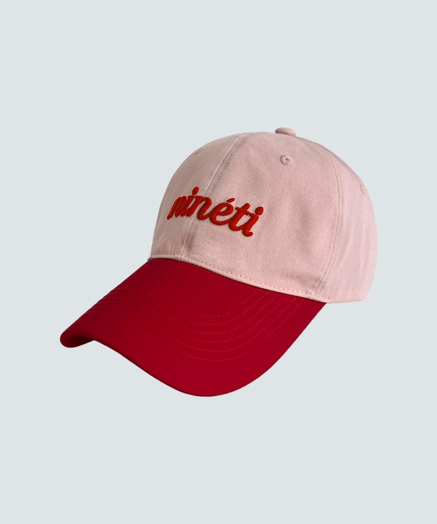 Mineti Two-Tone Lettering Ball Cap Y 10525 Mt