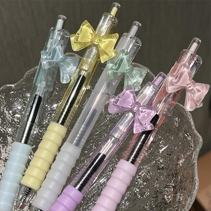 Kawaii 0.5Mm Black Ink Neutral Pens Korean Stationery Writing Tool School Office Supplies Gel Pen