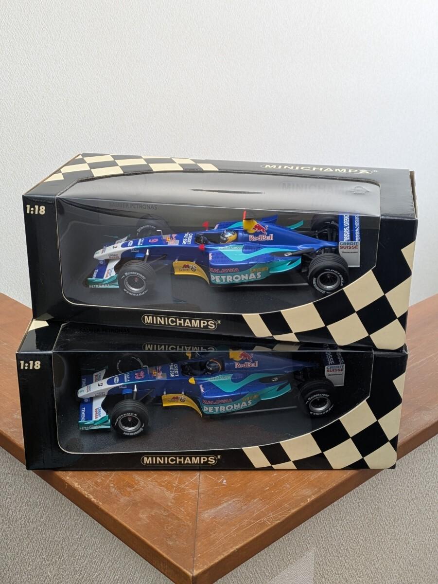 

[USED](Rare Item) PMA 1/43 Scale Sauber Petronas C22 N. Heidfeld #9 + H.H. Frentzen #10 2003 Season Two-Car Set
