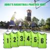 12 PCS Adults Soccer Pinnies Quick Drying Football Team Jerseys Sports Scrimmage Soccer Team