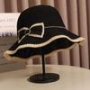 ins sunscreen straw hat women's summer travel shading breathable straw bucket hat outdoor seaside temperament basin hat