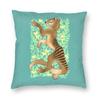 Thylacine Sepia Extinct Square Pillowcase Polyester Linen Velvet Creative Zip Decor Throw Pillow Case Sofa Cushion Cover