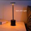 New Simple LED Rechargeable  Metal Table Lamp Three Colors Bedside Creative Ambient Light  Outdoor Decoration Night Light