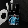 Football Star E-Erling H-Haaland Phone Case For iPhone 17,16,15,14,13,12,11 Plus,Pro Max,XS,Colored Silver Plated Inside Cover