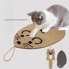 Scratch Resistant Sisal Cat Scratcher Board Pet Recliner Toy Pad Durable Cat Scratch Mat Indoor Pet Relief Exercise Training Toy