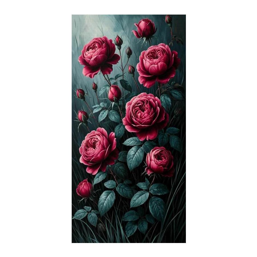 Peony Rose Horseshoe Lotus Large Size Diamond Painting New Collection Colorful Flowers Diy Full Drill Rhinestone Embroidery Mosaic Cross Stitch Kits