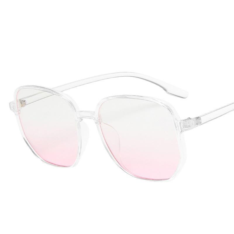 Pink Blusher Gradual Glasses Fashion Computer Anti Blue Light Goggle Women's Girl Decorative Cute Eyewear Glasses
