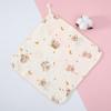 4-Layer Cotton Gauze Baby Towel - Soft, Class A, Small Square for Children and Kindergarten Use