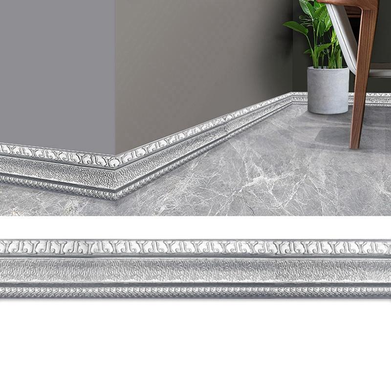 Decorare cu spumă adezivă embosare 3D 2,3 M Multifuncțional Auto-adeziv Decorare perete Linie plinte Decor Decor Autocolant Decor perete