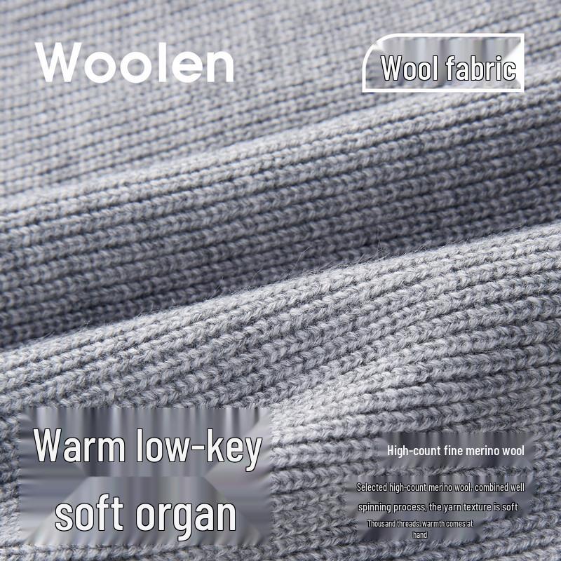 NVG YOUNG Men's Lapel Zipper Knitted Cardigan