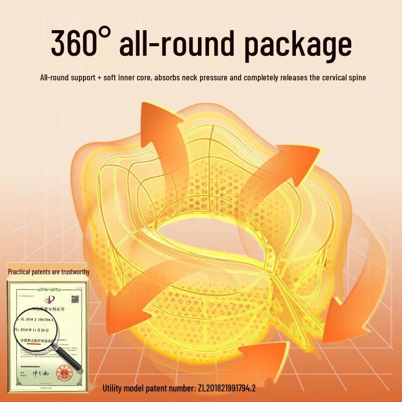 HEZHENG Portable U-shaped Neck Massager Pillow