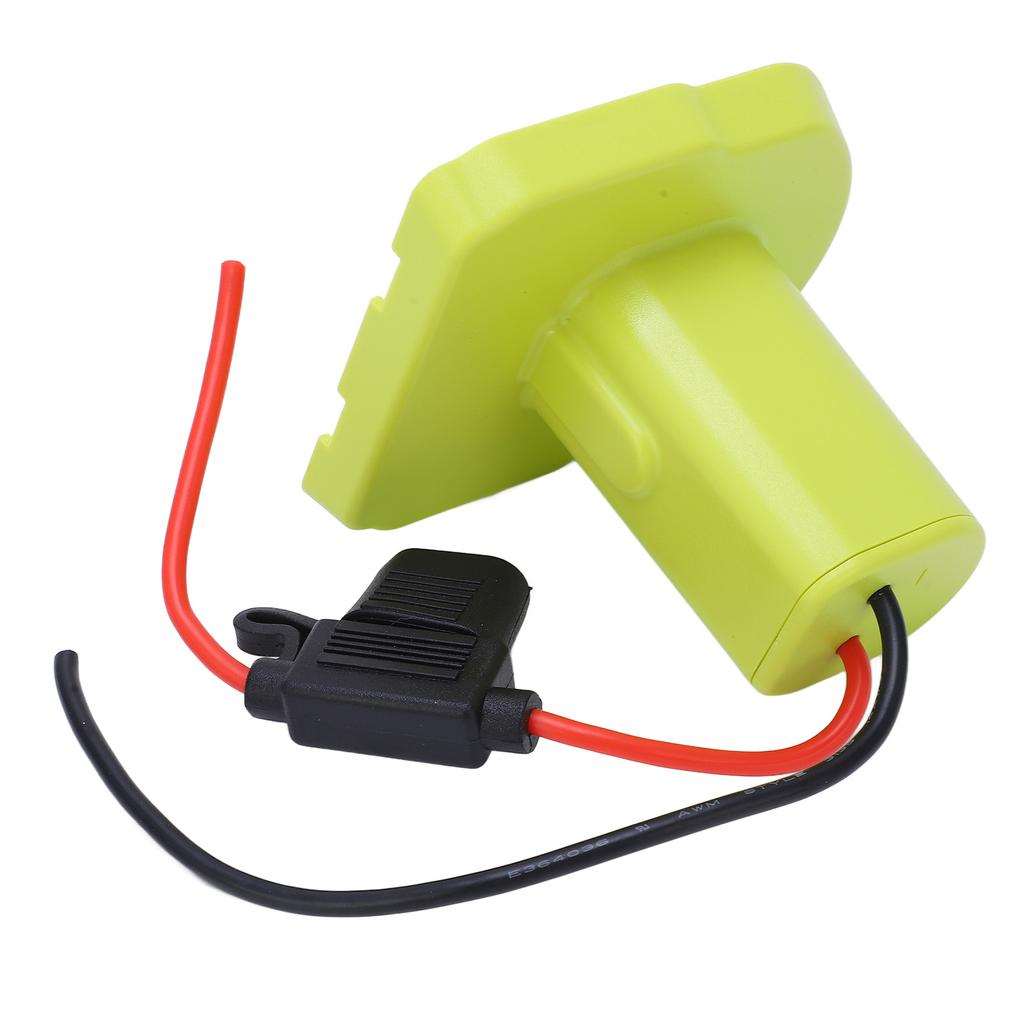 Batterieadapter für Ryobi One+ 18V mit 2 Stück Sicherung 14AWG Kabel Stromwandler für DIY Roboter Spielzeug