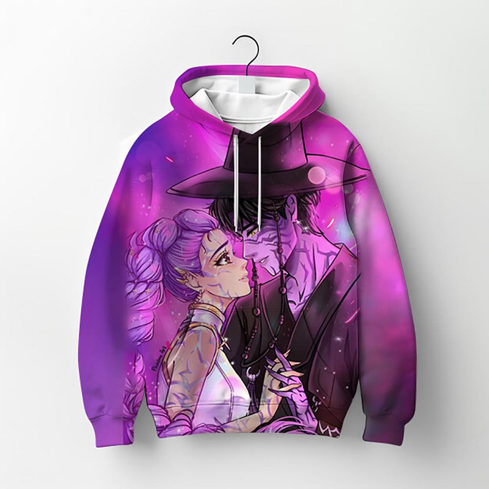 Lässige Film-Hoodies Kinder-Hoodie Manga Kinder Kpop Dämonenjäger Kinder-Sweatshirt Niedlicher Tiger-Hoodie für Jungen Mädchen
