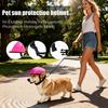 Dog Helmet UV Blocking Water Proof Headgear Pet Toy Hat For Outdoor Holiday Party Costume Photograph Motorcycle Riding