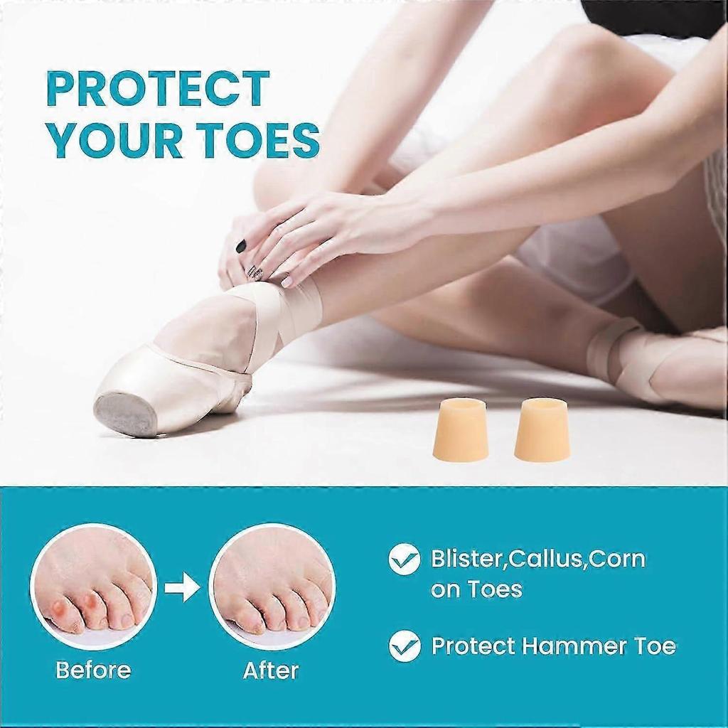 Soft Toe Protectors for Comfortable Foot Care-16 Pack Gel Cushions to Prevent Blisters and Pain