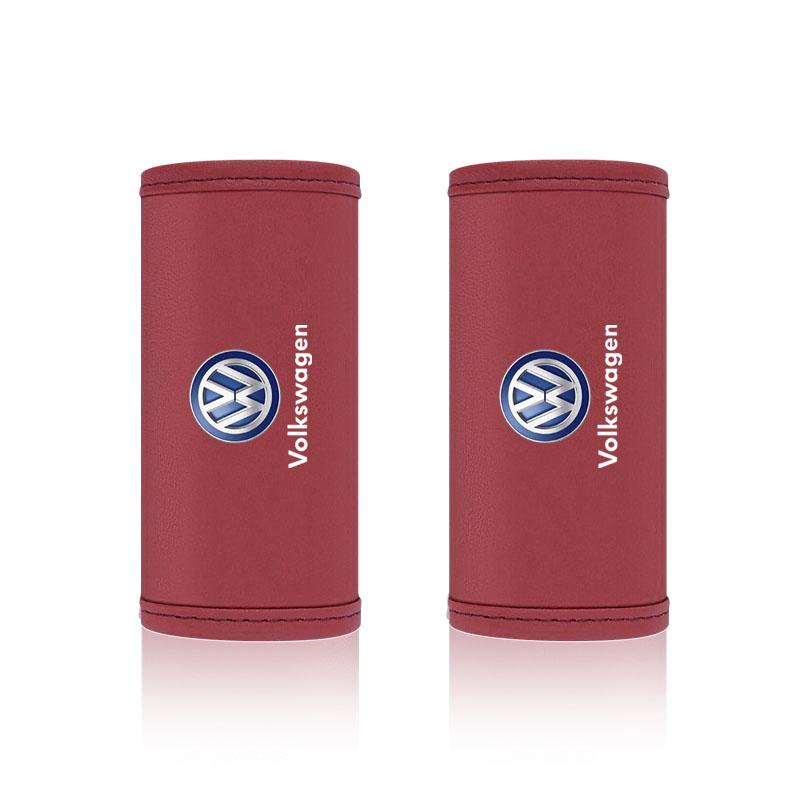 Maniglia Interna Porta Auto in Pelle Manicotto Protettivo Morbido Anti Graffio Per Volkswagen CC Golf 4 6 7 GTI Tiguan Passat B5 B6 B7 Jetta MK5 MK6 Polo